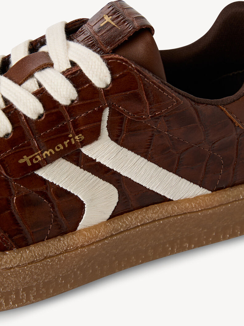Sneaker - brun, BROWN CROCO, hi-res