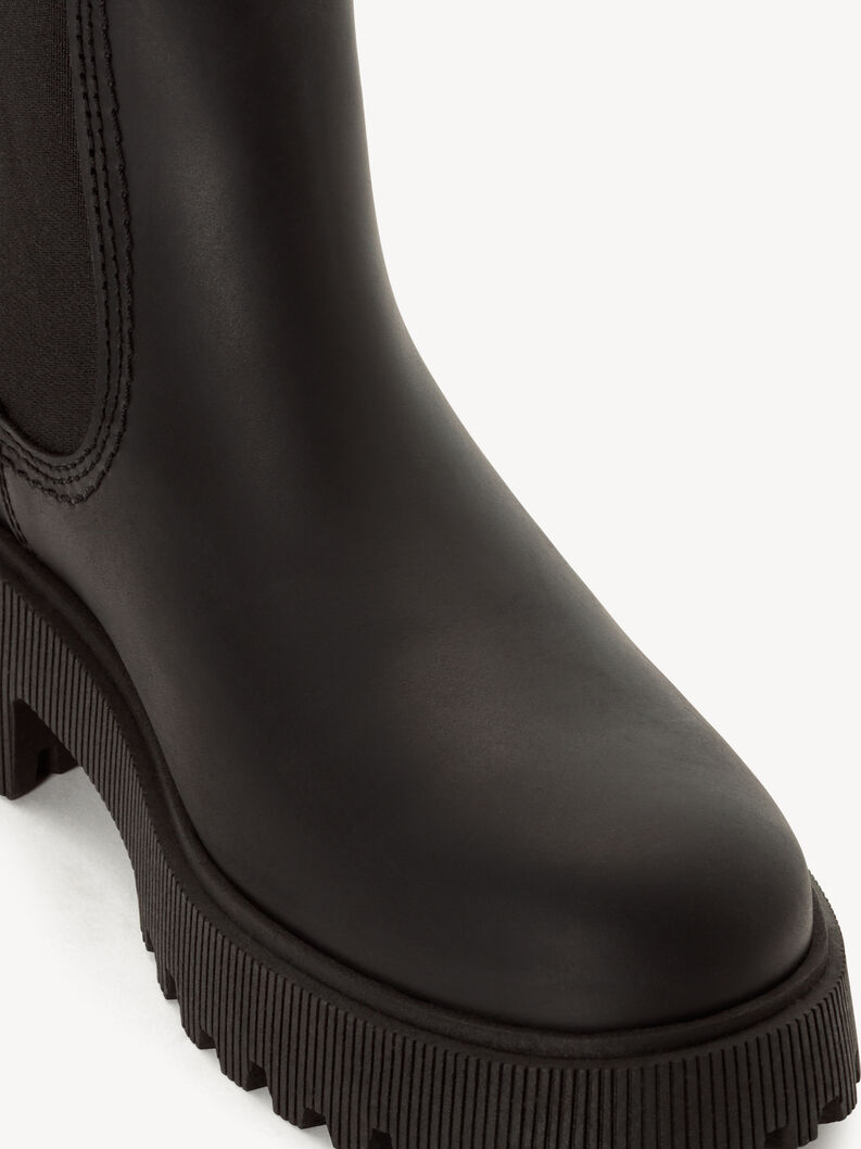 Leder Chelsea Boot - schwarz, BLACK, hi-res