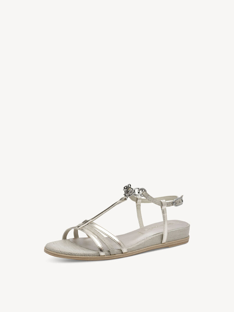 Sandale - metallic, PLATINUM COMB, hi-res