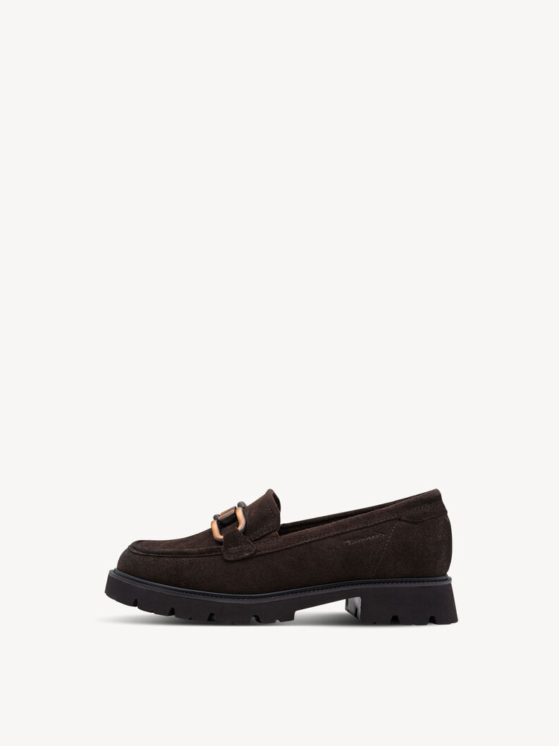 Lederslipper - braun, MOCCA SUEDE, hi-res