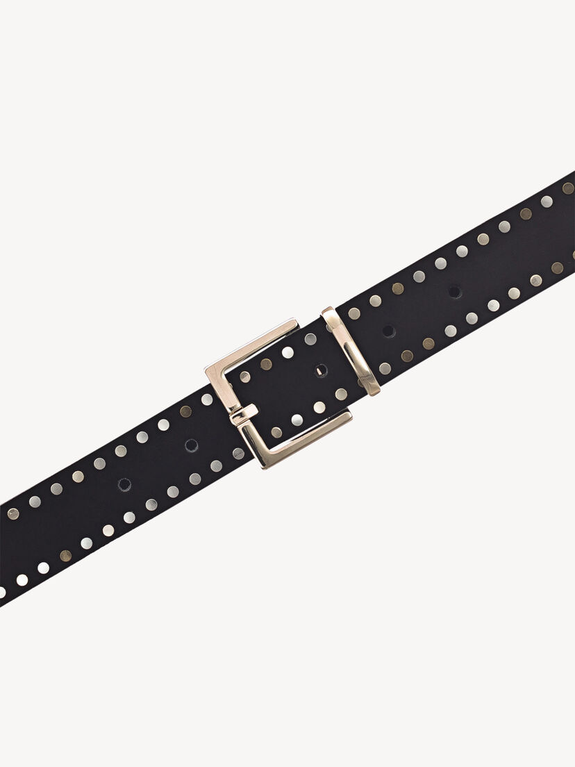 Leren Riem - zwart, zwart, hi-res