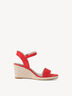 Heeled sandal - red, FLAME, hi-res