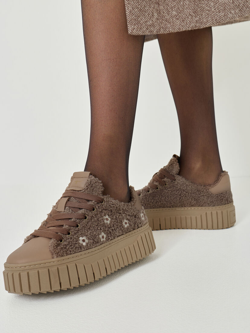 Sneaker, TAUPE/FLOWER, hi-res