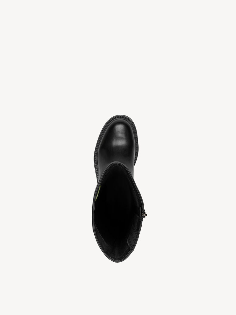 Lederstiefel - schwarz, BLACK UNI, hi-res