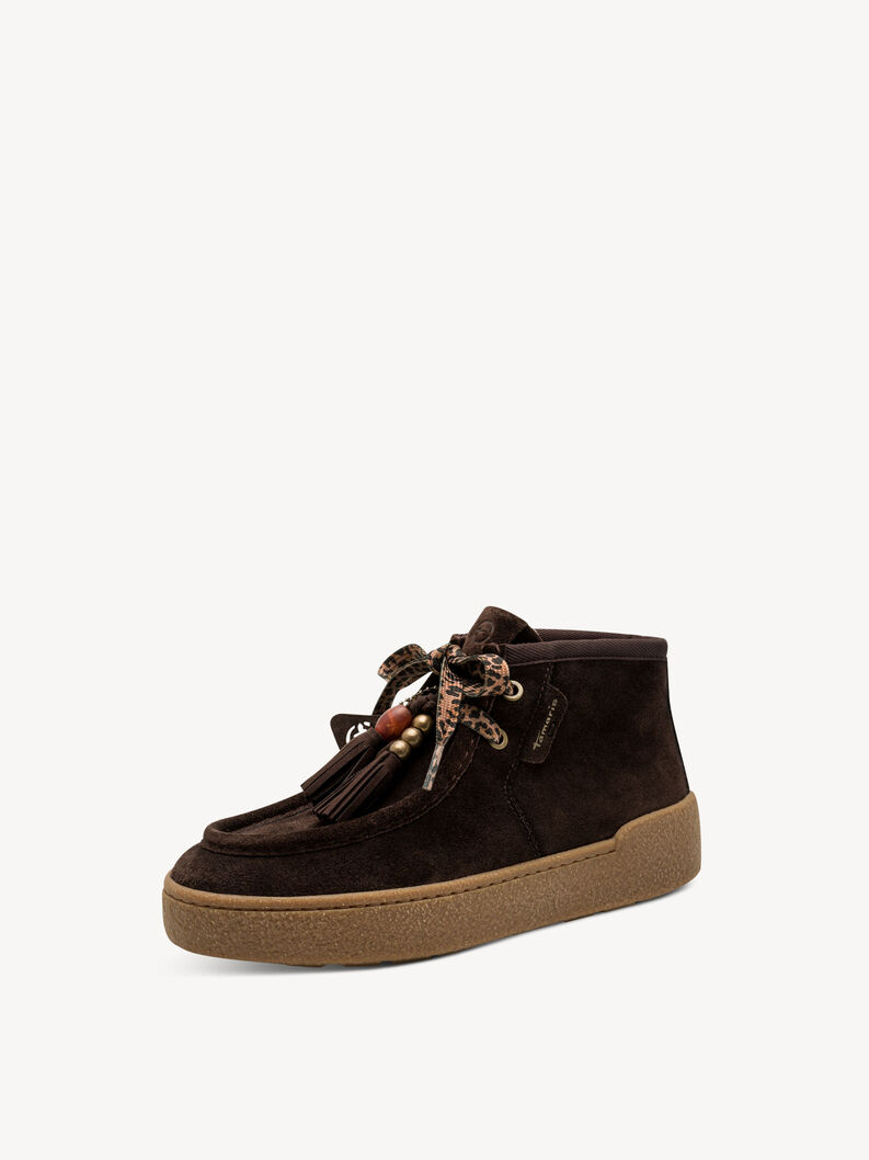 Basket en cuir - marron, 304, hi-res