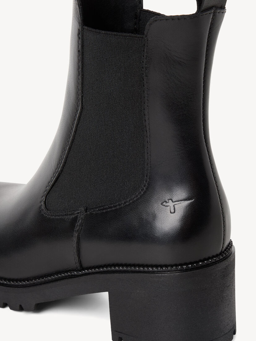 Chelseaboot, BLACK LEATHER, hi-res
