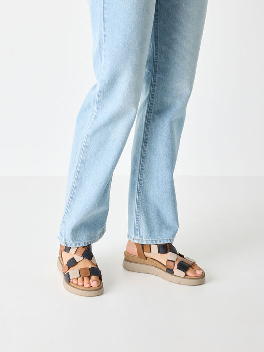 Sandaaltje, COGNAC COMB, hi-res