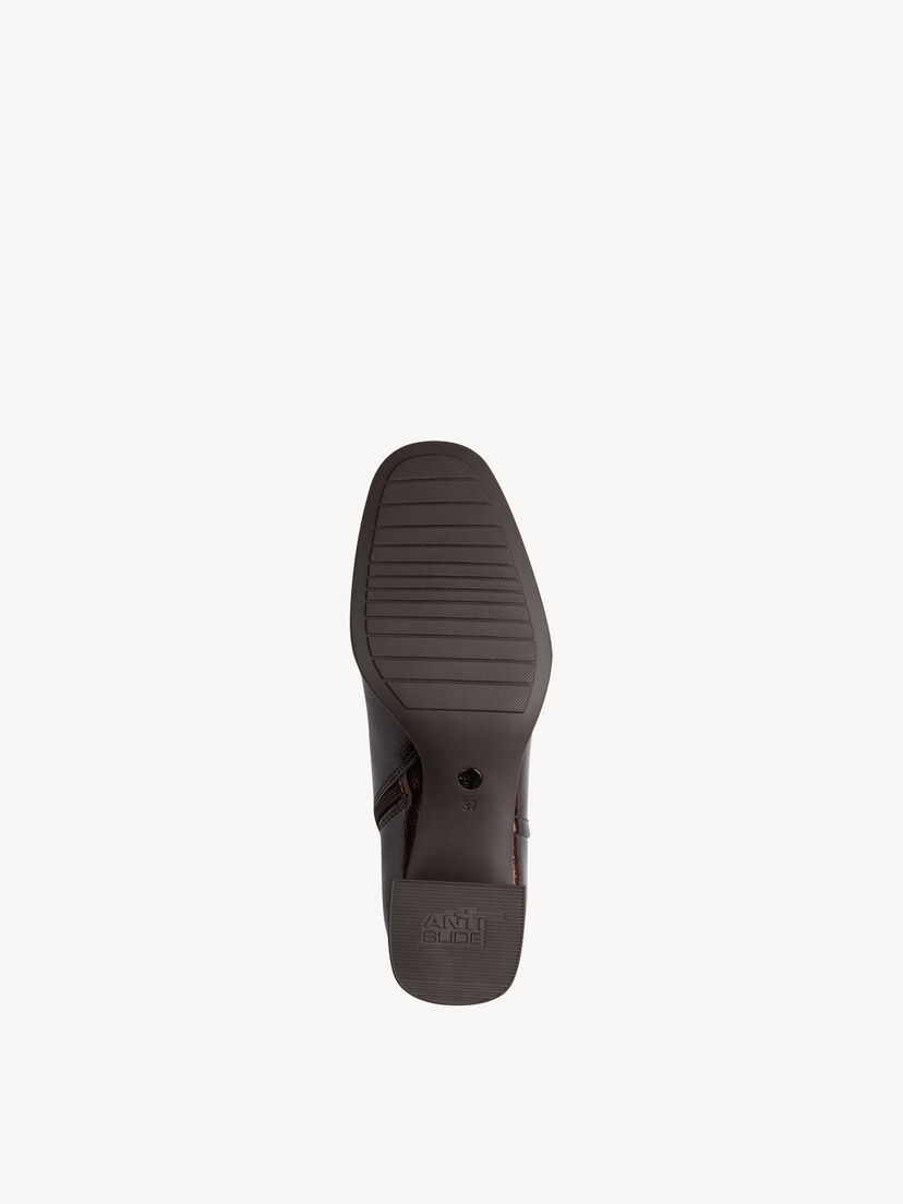 Enkellaarsje - bruin, BROWN PATENT, hi-res