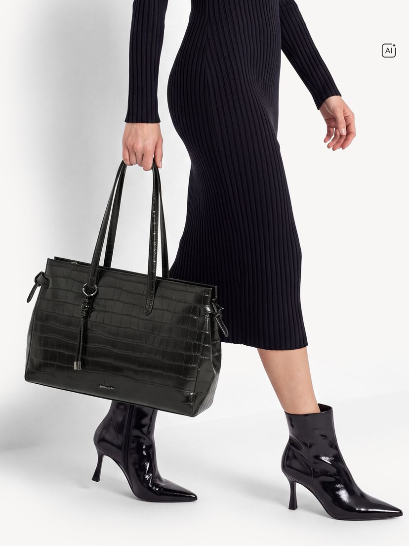 Shopper - zwart, black, hi-res