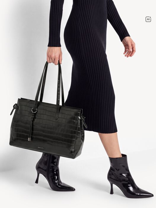 Shopper, black, hi-res