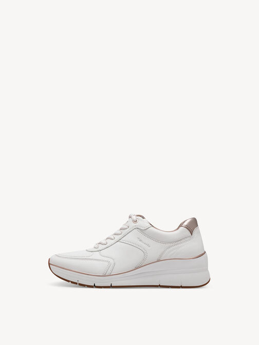 Sneaker, WHT/ROSE GOLD, hi-res
