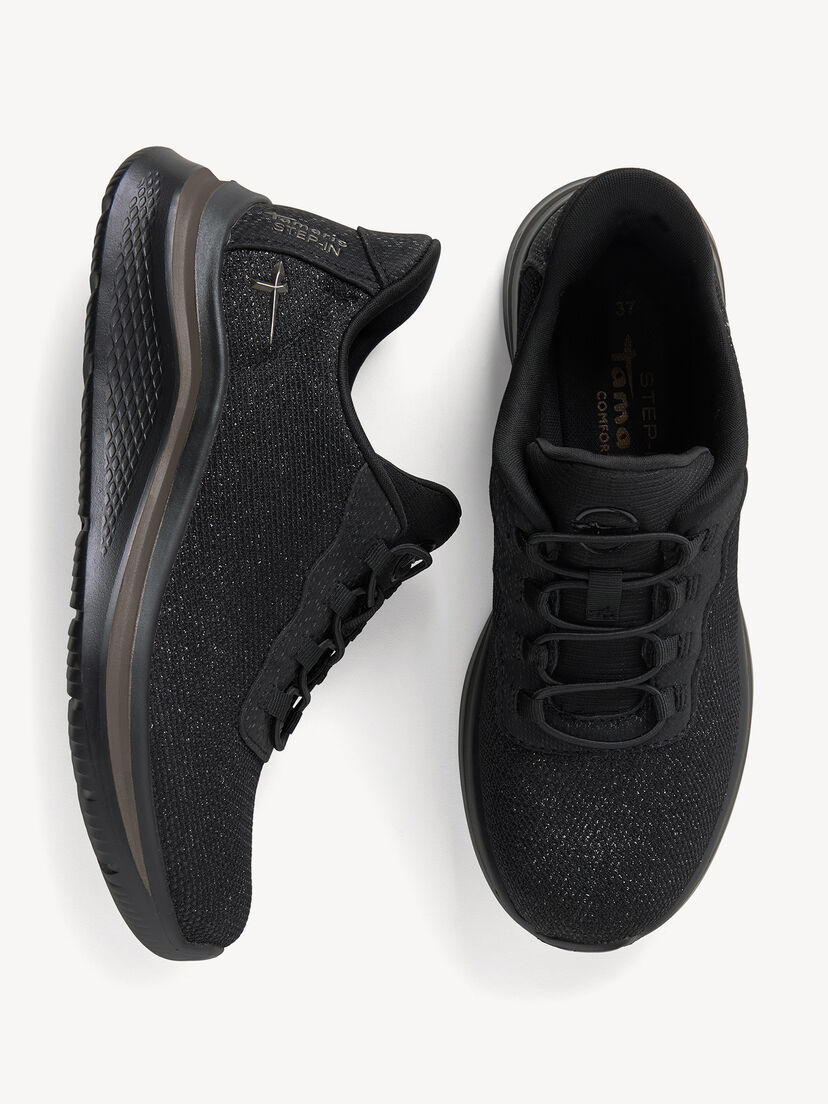 Sneaker - zwart, BLACK, hi-res