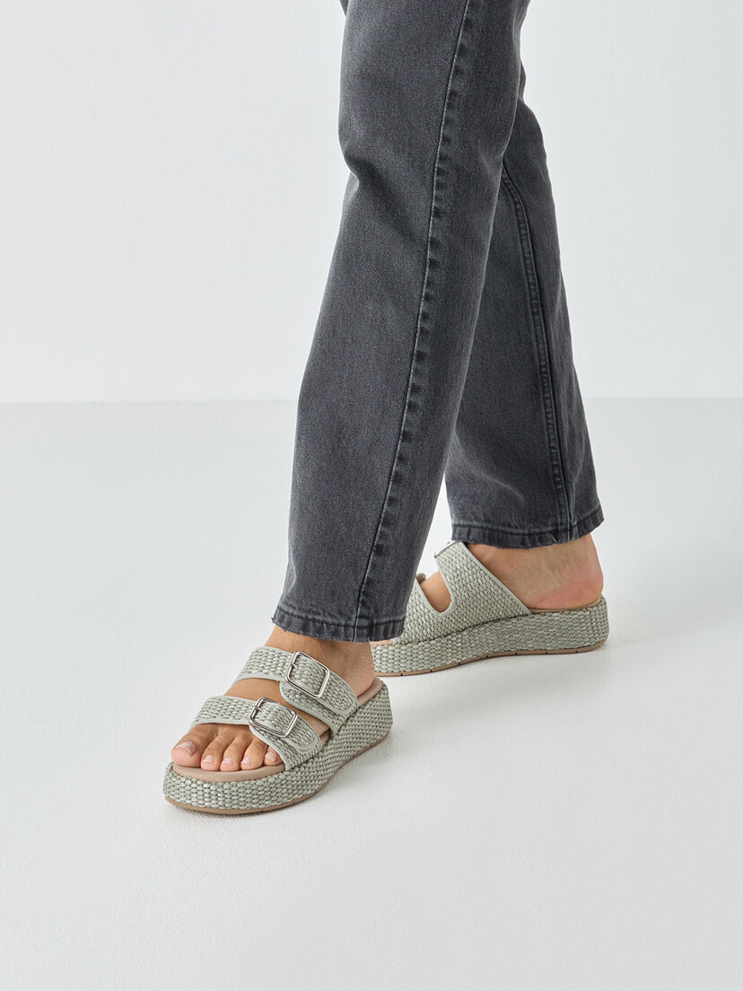 Slipper - groen, SAGE, hi-res