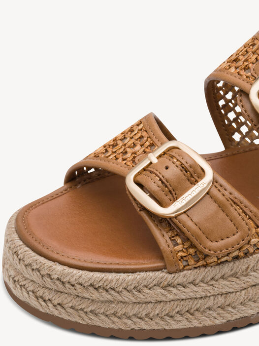 Slipper, cognac, hi-res