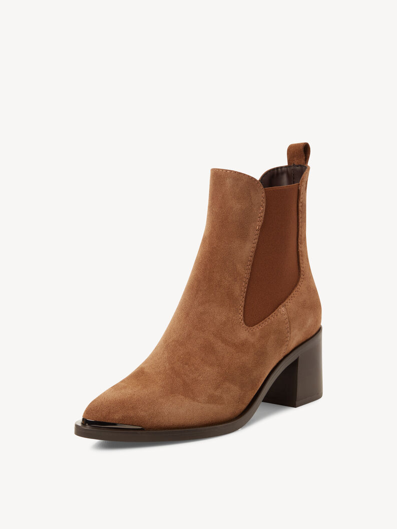 Leder Chelsea Boot - braun, BROWN, hi-res