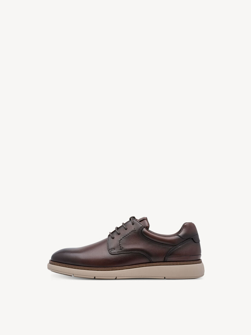 Leren Lage schoen - bruin, MOCCA LEATHER, hi-res
