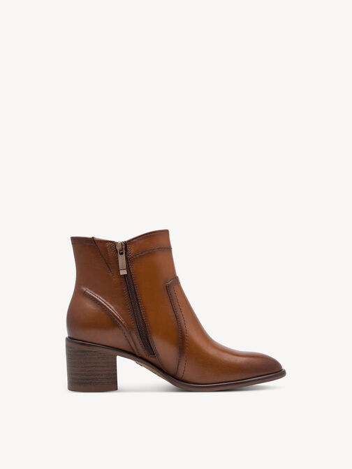 Stiefelette, COGNAC LEATHER, hi-res