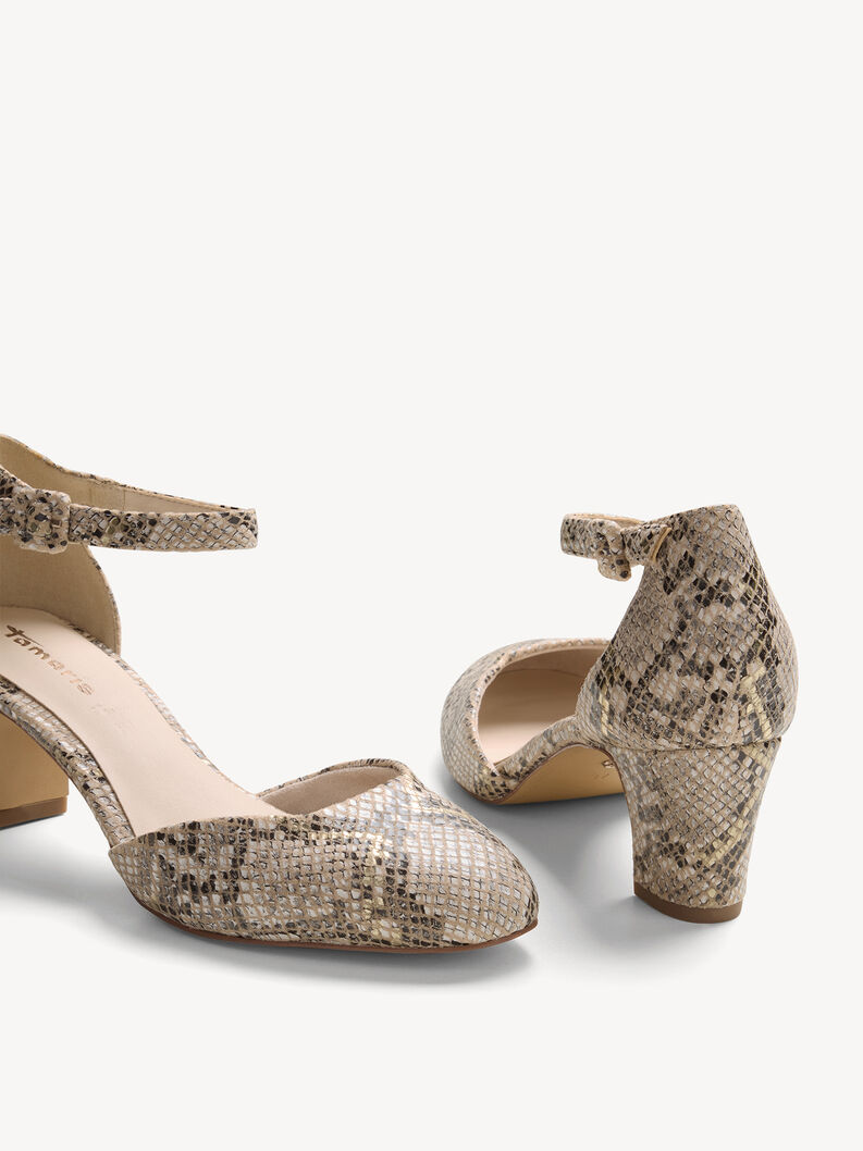 Pumps, BEIGE SNAKE, hi-res