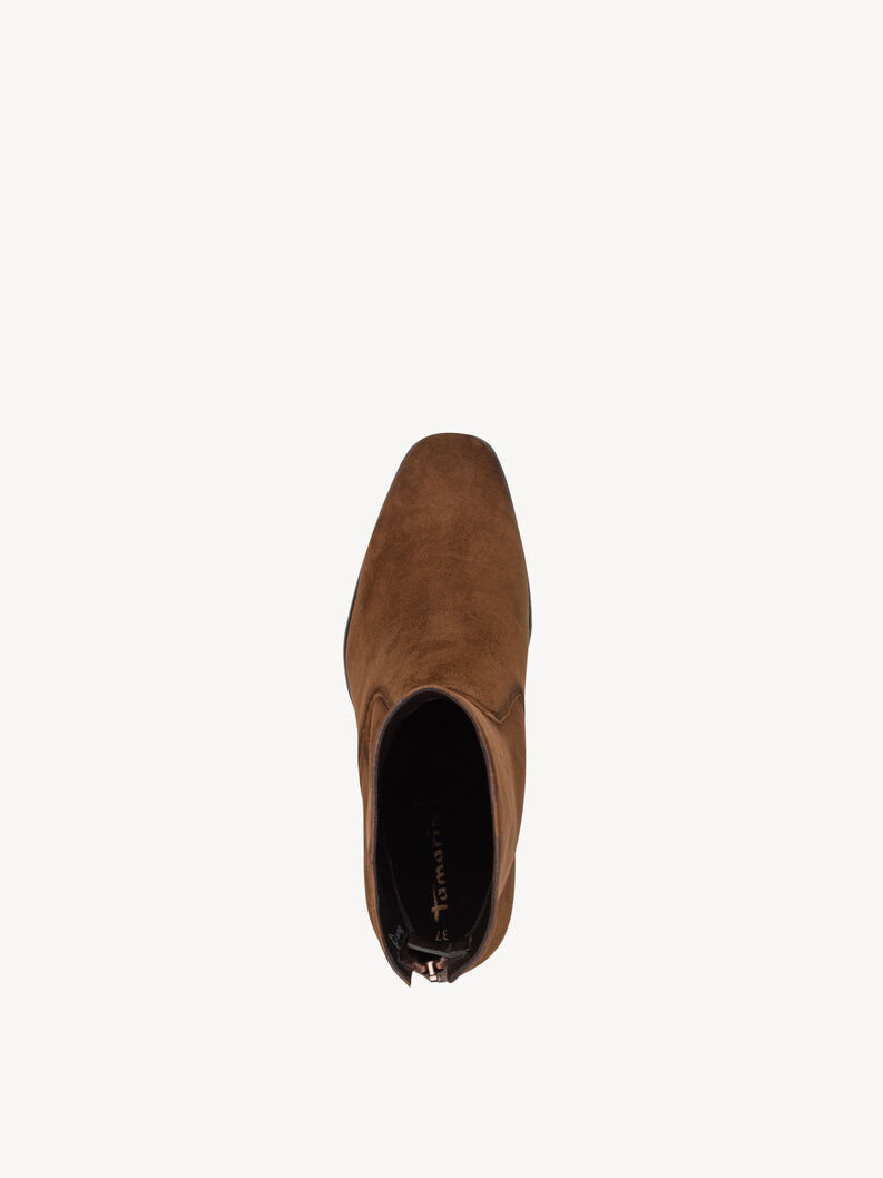 Bottine en cuir - marron, cognac, hi-res