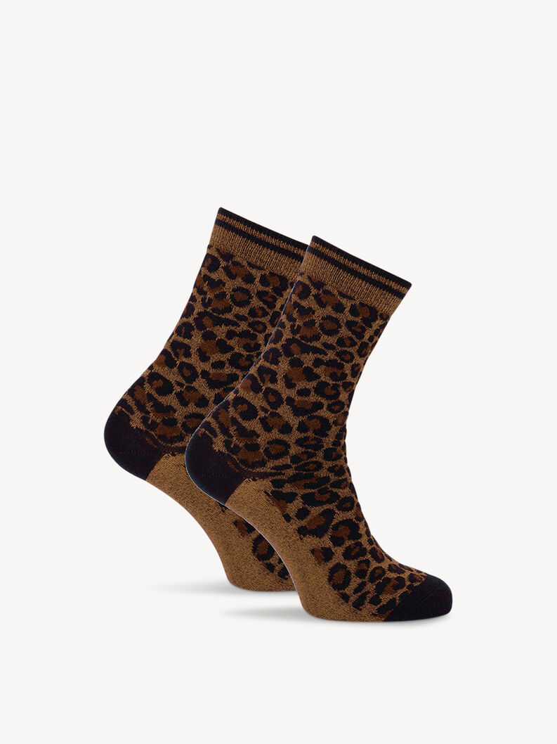 Ponožky, sada 1 páru - pestrobarevná, bronze, hi-res