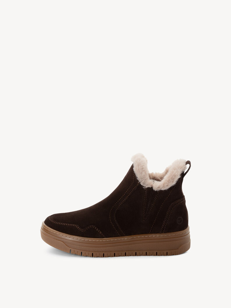Lederstiefelette - braun Warmfutter, MOCCA, hi-res