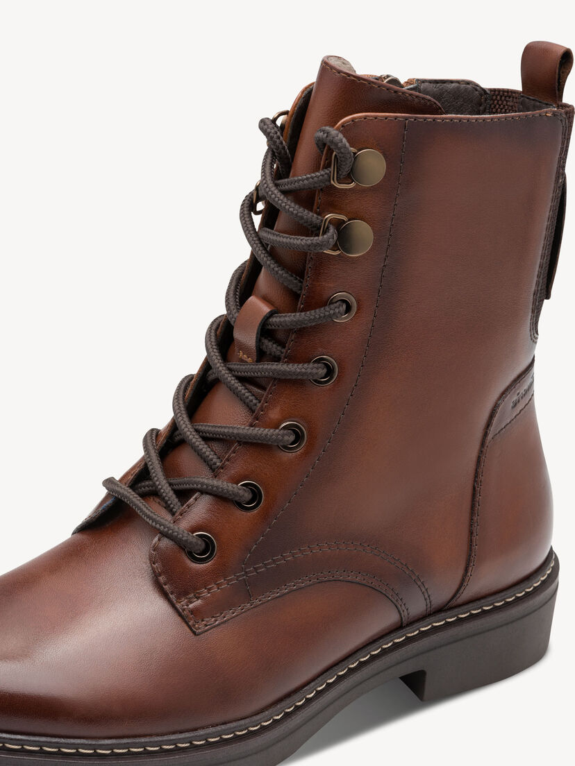 Enkellaarsje, cognac, hi-res