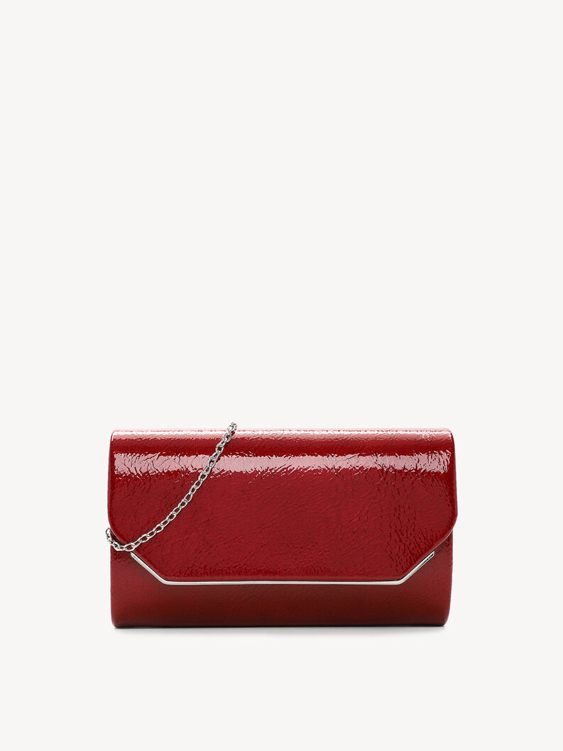 Clutch bag, red, hi-res