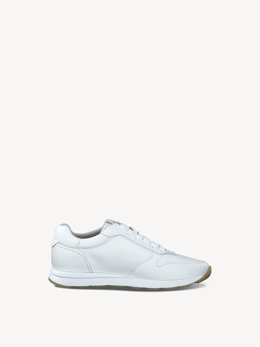 Leren Sneaker - wit, WHITE LEATHER, hi-res