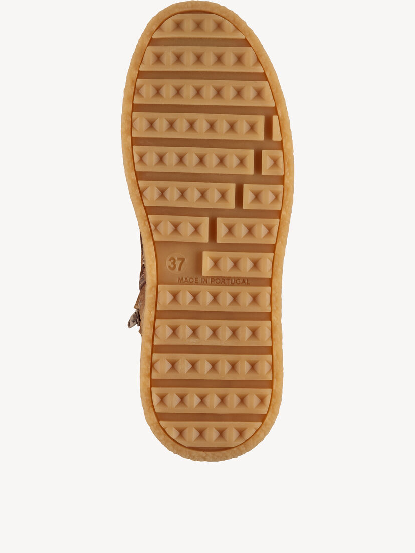 Leren Enkellaarsje - beige, beige, hi-res