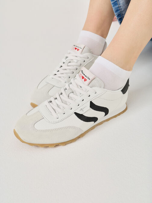 Sneaker, WHITE/BLACK, hi-res