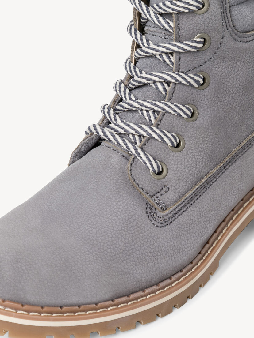 Enkellaarsje - blauw warme voering, SMOKY BLUE, hi-res