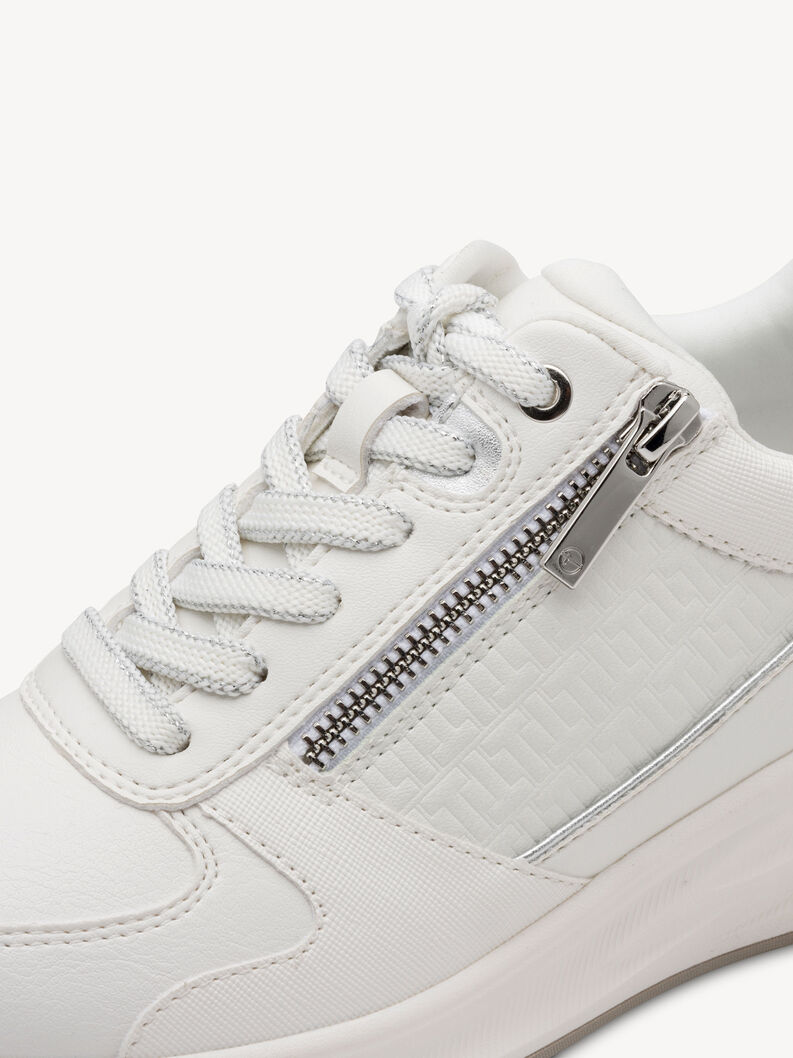 Sneaker - wei&szlig;, WHITE/SILVER, hi-res