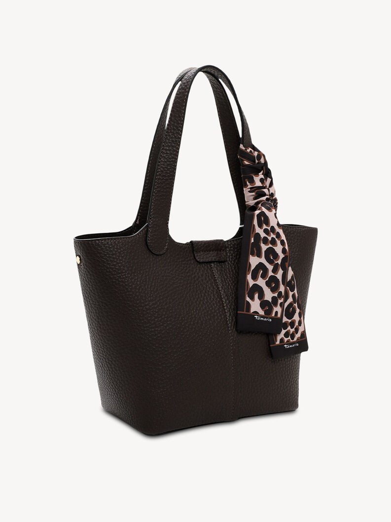 Τσάντα για ψώνια - καφέ, brown, hi-res