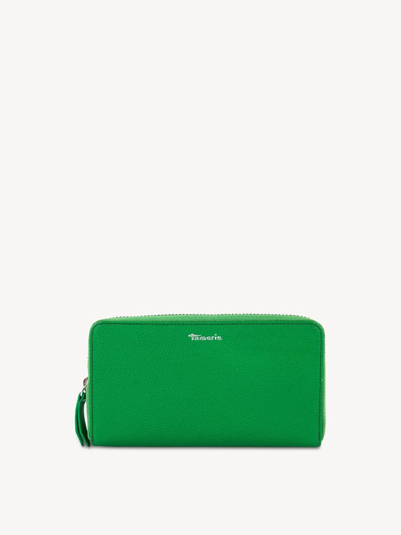 Kožené peněženka - zelená, apple, hi-res