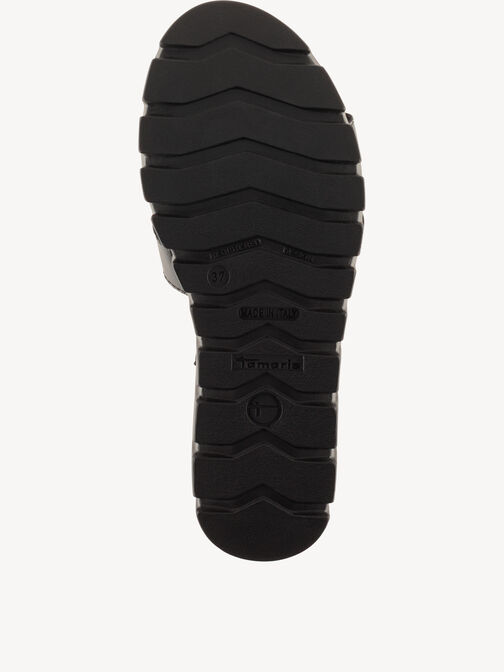 Sandale &agrave; talon, BLACK LEATHER, hi-res