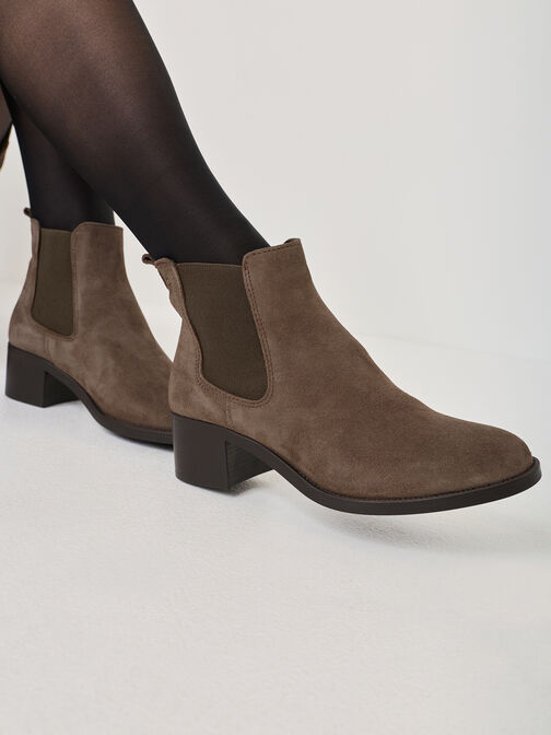 Chelsea boot, TAUPE SUEDE, hi-res