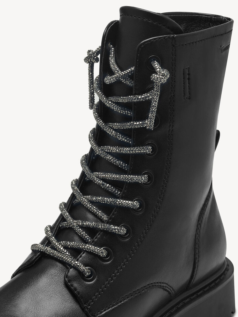 Enkellaarsje, BLACK/GLAM, hi-res