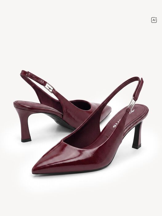 Slingpumps, MERLOT, hi-res