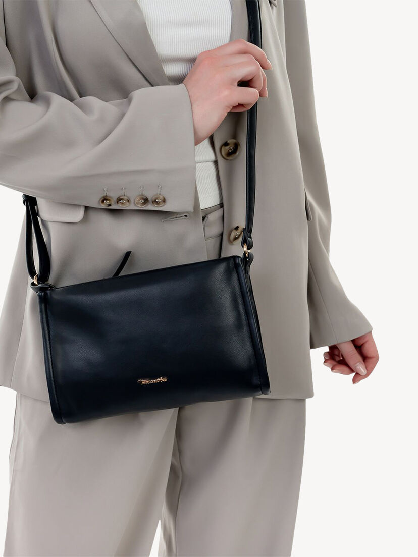 Schoudertas - blauw, blue, hi-res