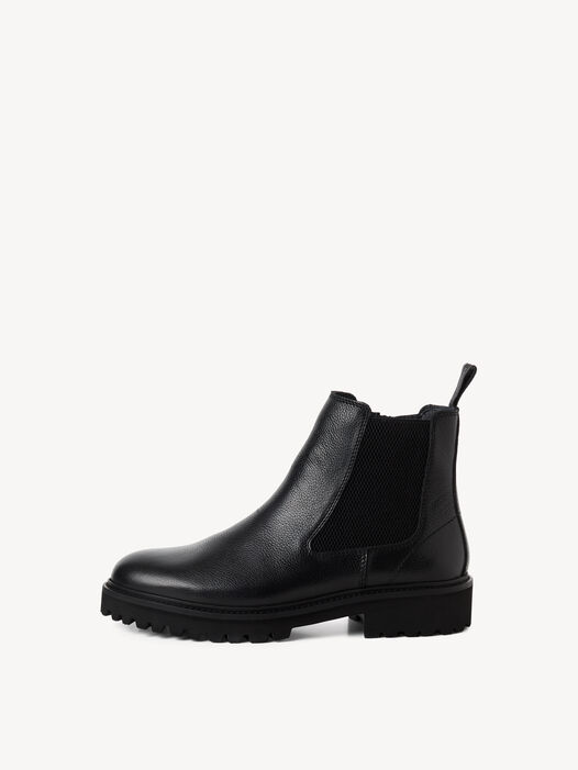 Chelseaboot, BLACK LEATHER, hi-res