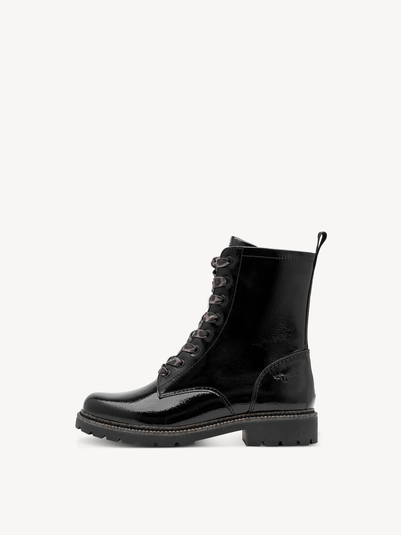 Enkellaarsje - zwart, BLACK PATENT, hi-res