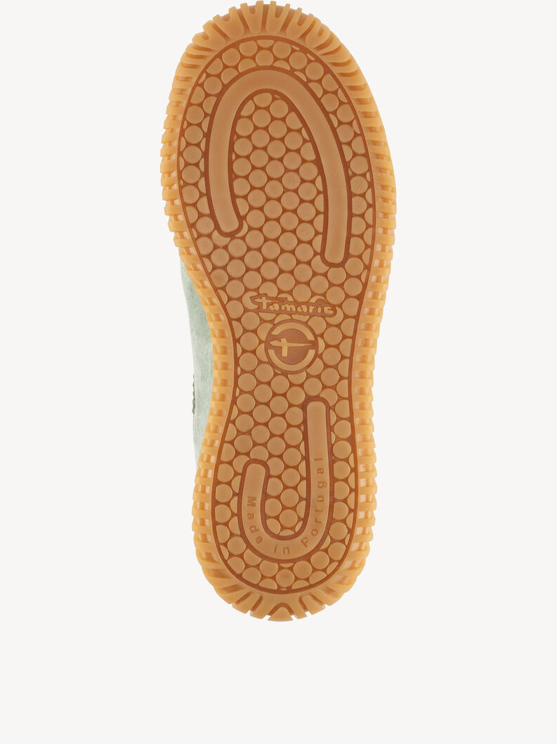 Basket en cuir - vert, SAGE, hi-res