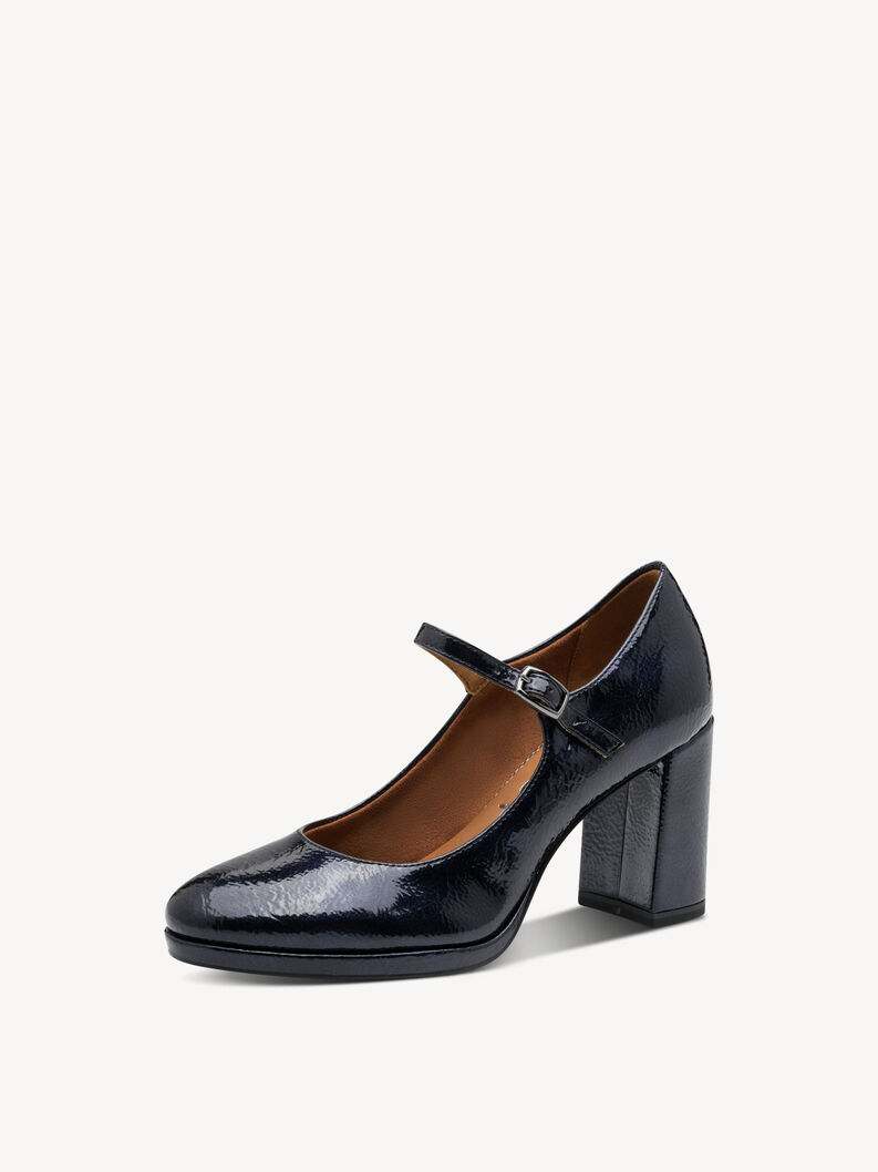 Escarpin - bleu, NAVY, hi-res