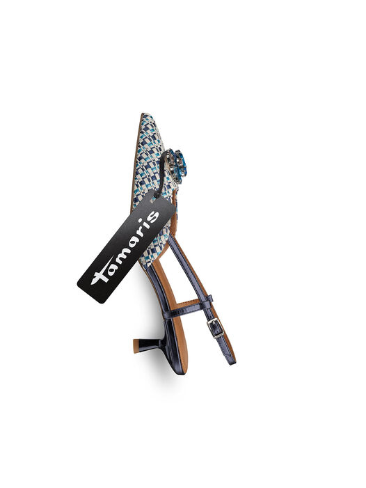Slingpumps, BLUE COMB, hi-res