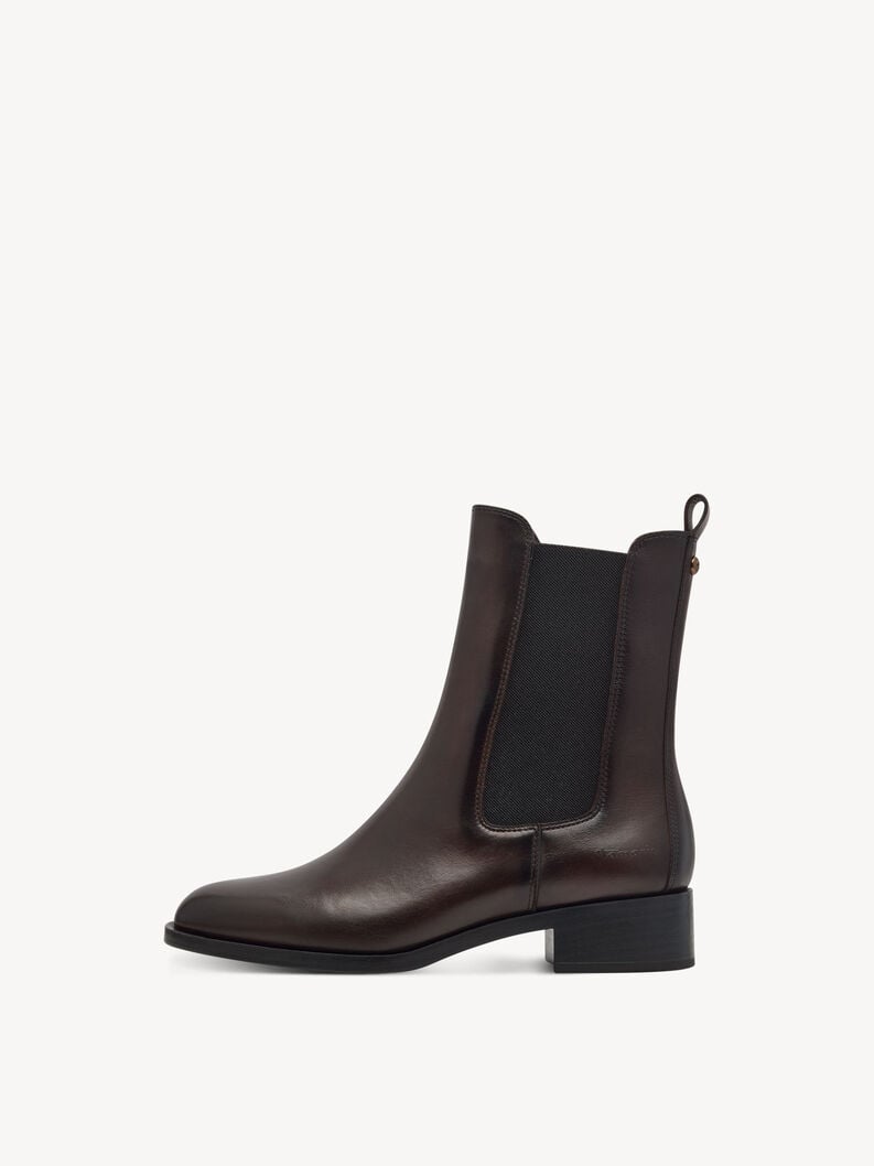 Leather Chelsea boot - brown, MAHOGANY, hi-res