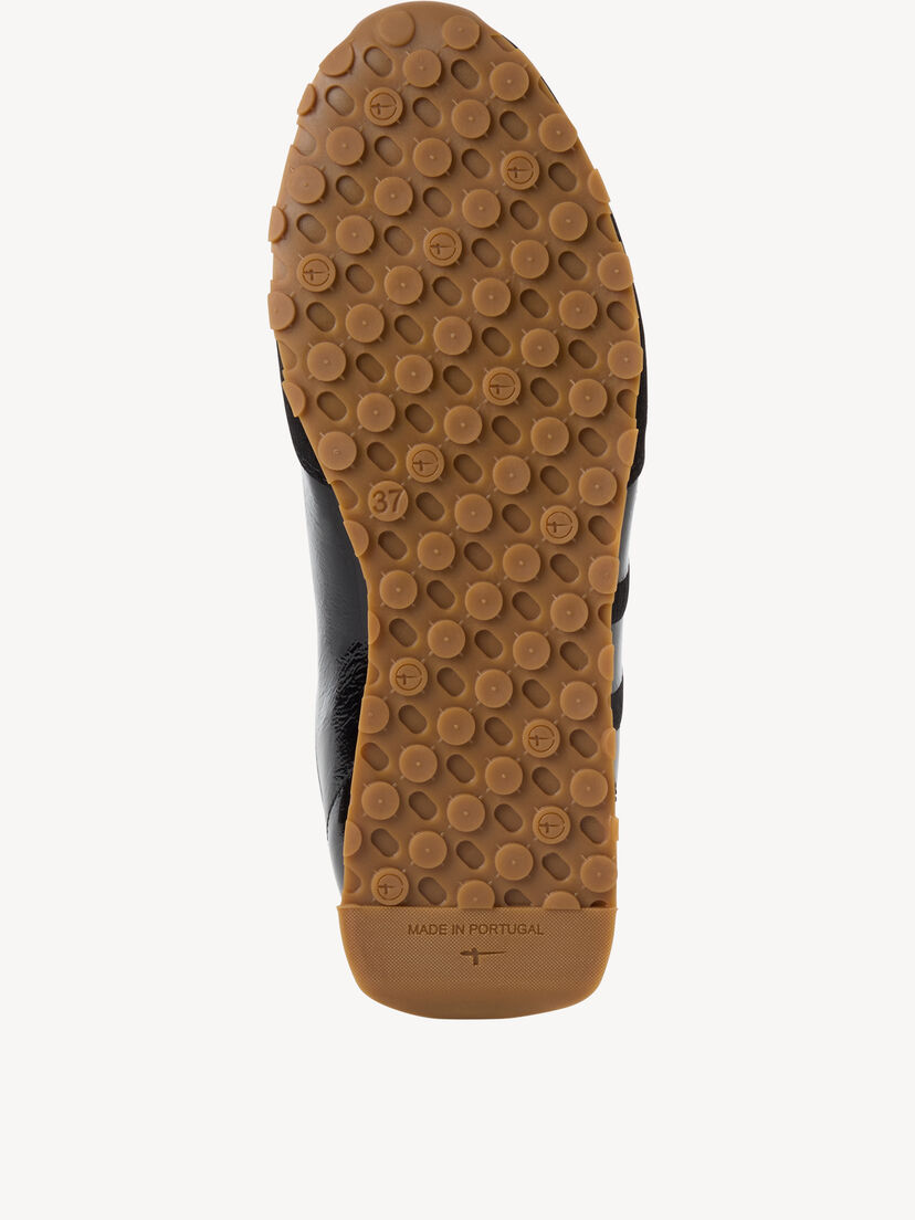 Leren Sneaker - zwart, BLACK PATENT, hi-res