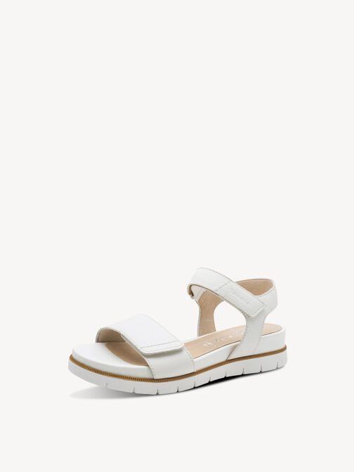 Sandale &agrave; talon, WHITE NAPPA, hi-res