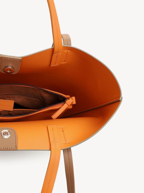 Sac cabas, khaki, hi-res