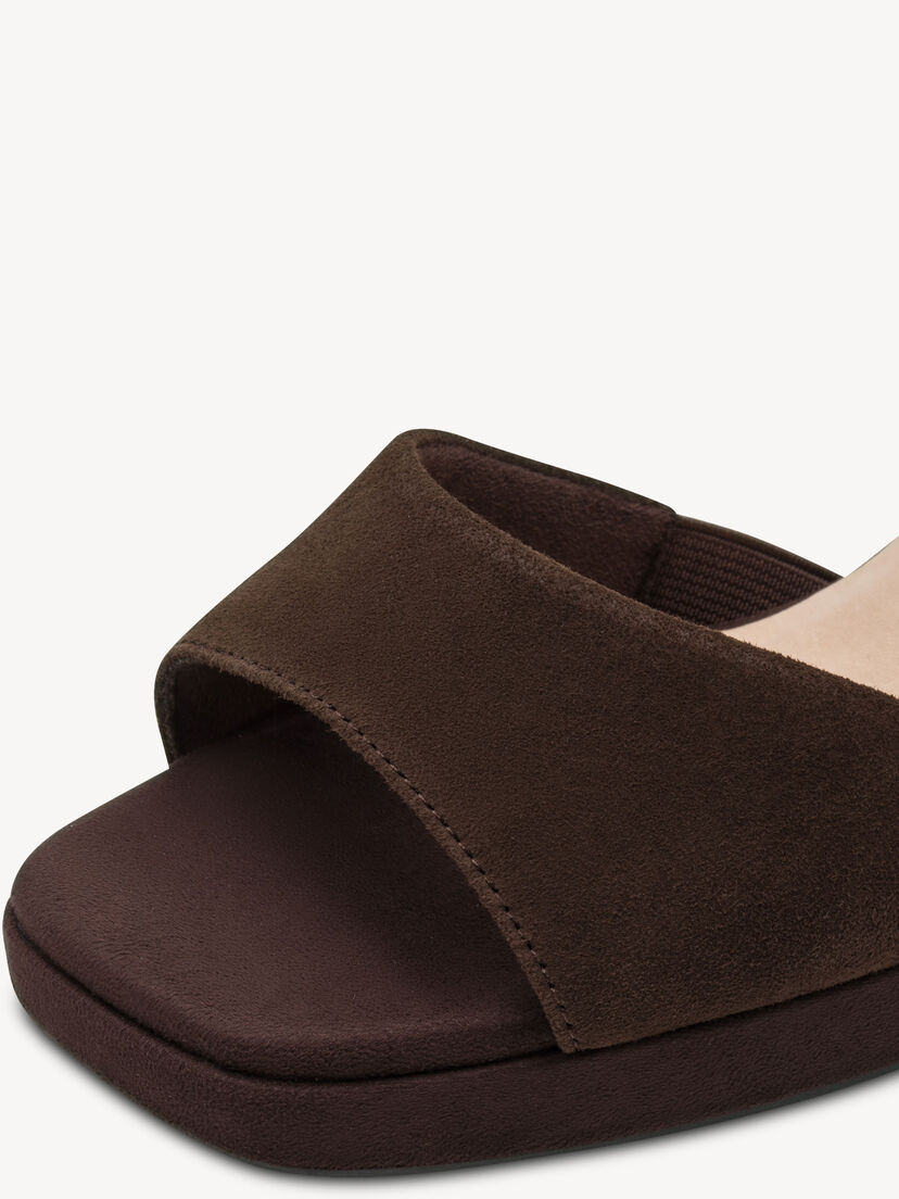 Leren Sandaaltje - bruin, MOCCA SUEDE, hi-res