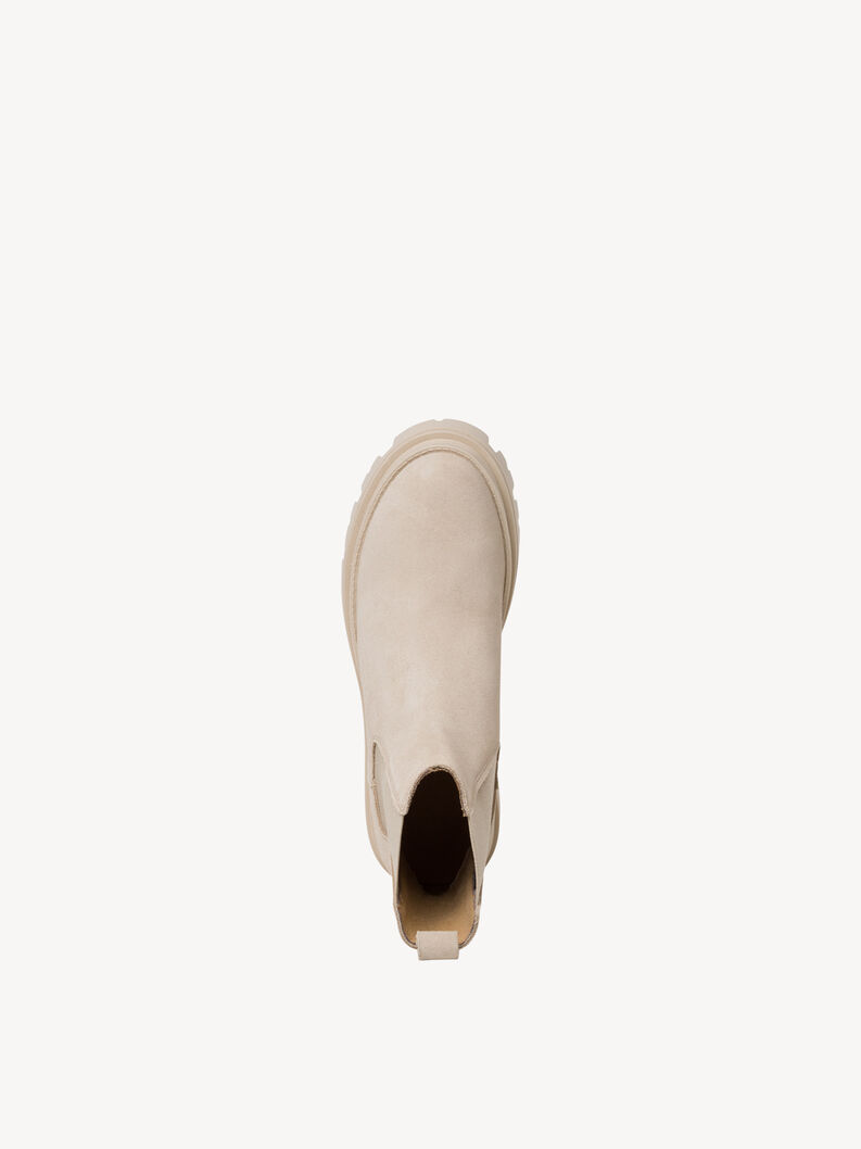 Leather Chelsea boot - beige, ANTELOPE, hi-res
